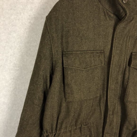 J Crew Green Wool Jacket Size Large - Picture 11 of 11